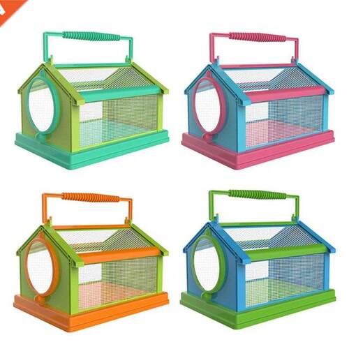 Portable Insect Butterfly Habitat Cage Terrarium Folding Out