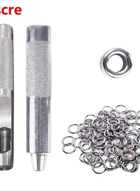120pcs Black Nickel Eyelet and Eyelet Punch Die Tool Set for