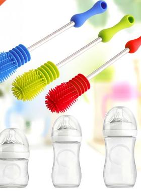 2019 New For Washing Cleaning baby bottle brush Rotary Hand