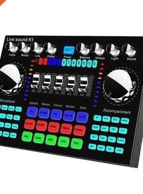 Mobile Computer Audio Mixer Sound Board for Microphone Audio