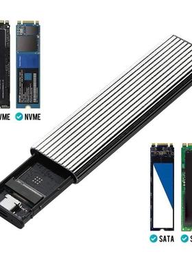 K1KF USB .1 Type-C to NVME PCI-E M.2 SSD Enclosure Case Dua