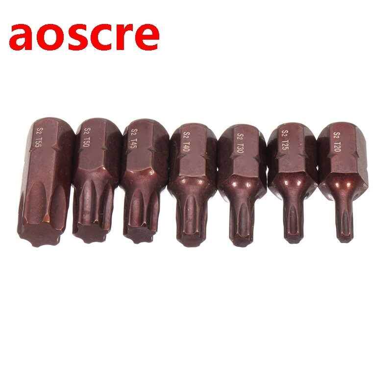 7pcs Hexagon Bit Manual / Pneumatic Hexagon Screwdriver Head