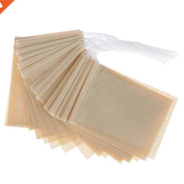 100Pcs Medcine Bags 6*8cm Non-woven Seal Filter Drawstring P
