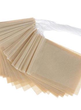 100Pcs Medcine Bags 6*8cm Non-woven Seal Filter Drawstring P