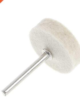50Pcs 25mm Wool Felt Polishing Buffing Wheel Grinding Pad +
