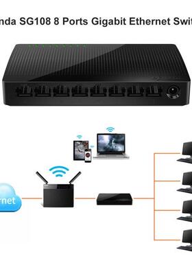 Tenda Sg108 8-Port Gigabit Ethernet Network Switch Ethernet