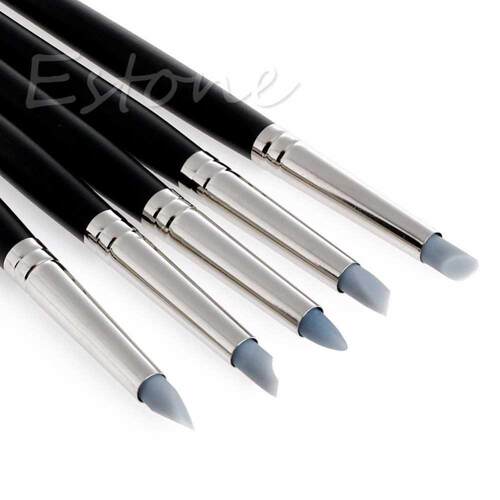 5Pcs Silicone Rubber Shapers Pymer Clay Sculpting Fimo Mod
