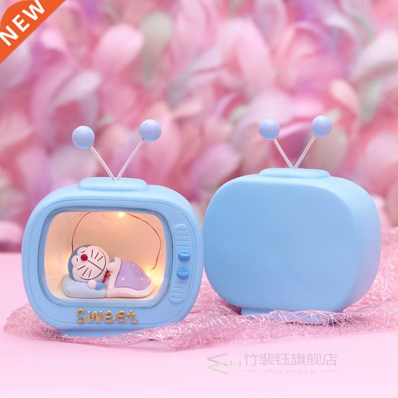 Doraemon Resin Led Night Light Toy For Children Baby Kids B图片