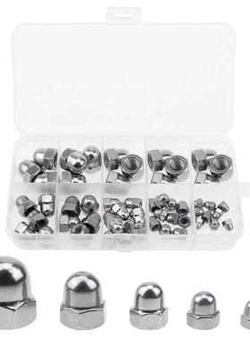 95Pcs Dome Hex Cap Nut olt M3/M4/M5/M6/M8 Stainless Steel N