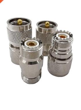 4Pcs/lot UHF SO-239 PL-259 SO239 PL259 Male Female to N Male