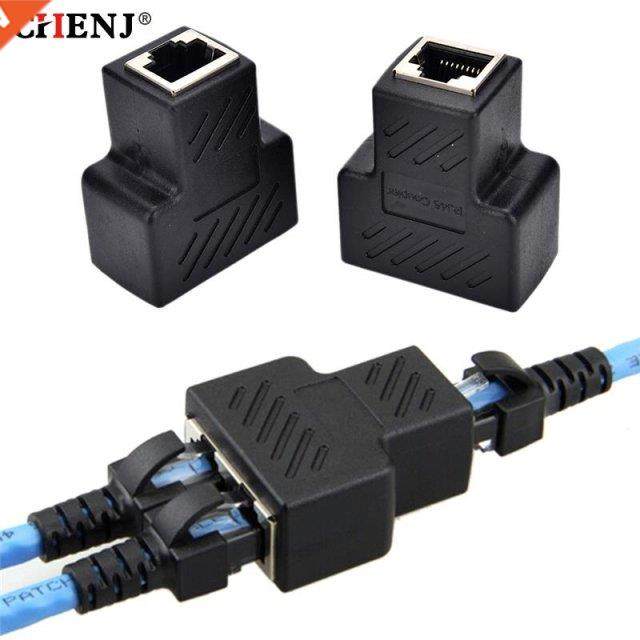 1 To 2 Way LAN Ethernet Network Cable Spltter Adapter RJ45