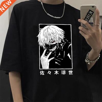 Japanese Anime Kaneki Ken Tokyo Ghoul T Shirt Men Cool Manga