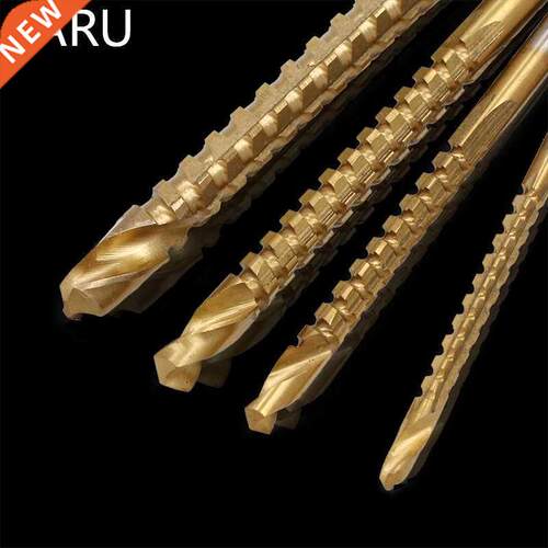 6pcs/lots 3-8mm Titanium Coated HSS Drill Bit Electric Drill