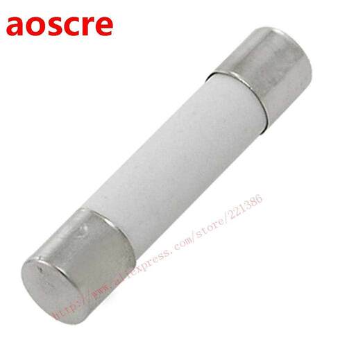 Wholesale 10PCs/Lot x 10 Pcs 250V 5A 6x0mm Cylindrical Cera
