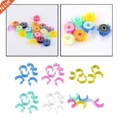 50pcs Sewing Bobbin Small Clips Thre Holders Clamps Threa
