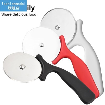 Pizza Slicer Stainless Steel Round Pizza Wheel Pastry Slicer