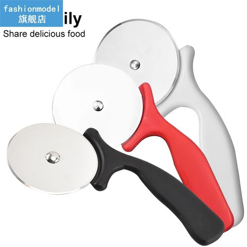 Pizza Slicer Stainless Steel Round Pizza Wheel Pastry Slicer