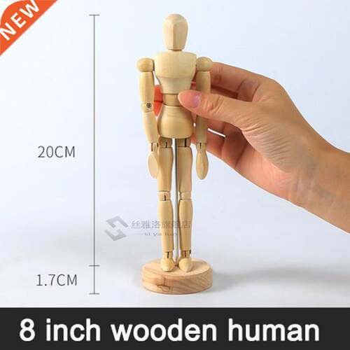 Wooden Hand Man Wood Drawing SKETCH Mannequin Modle Arti M