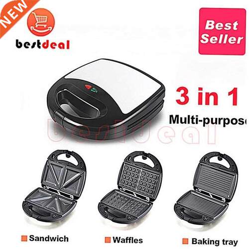 3 in 1 bread breakfaST Machine Panino ToaSTer Sandwich Maker