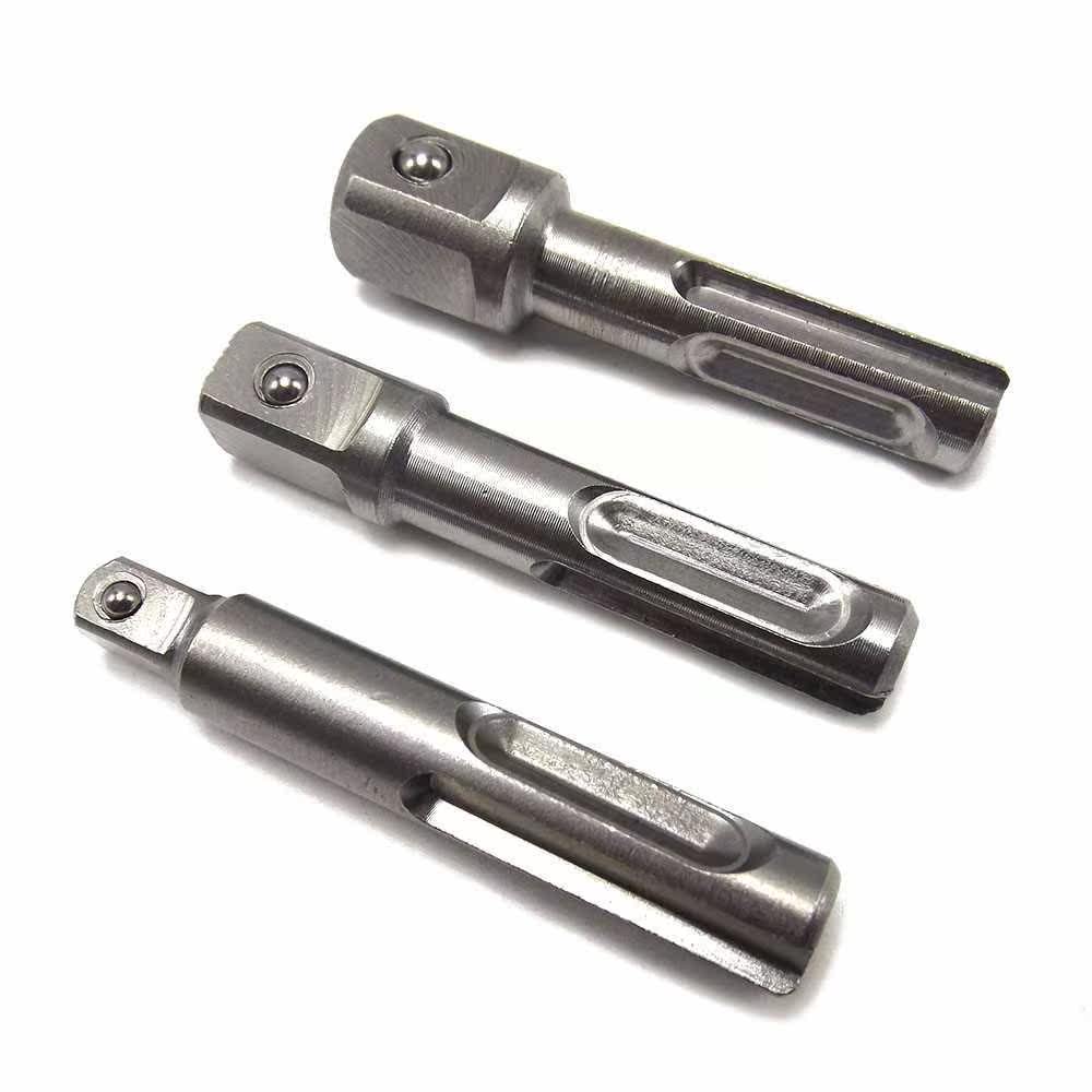 Pcs 2Pit 2 Slots SDS Round Shank Convert Shank Socket Exte