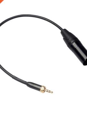 3.5mm Audio Male Plug with Internal Thre to 3Pin XLR Male