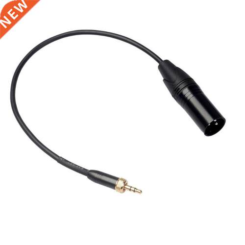 3.5mm Audio Male Plug with Internal Thre to 3Pin XLR Male