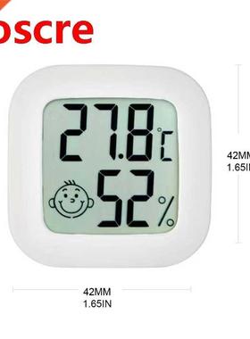 Digital Thermometer LCD Screen Moisture Meter Smart Temperat