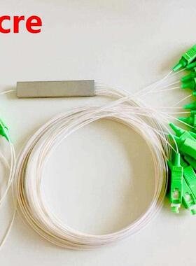 10pcs/Lot FTTH PLC Splitter 1X16 SC/APC SM 0.9mm G657A1 1m P
