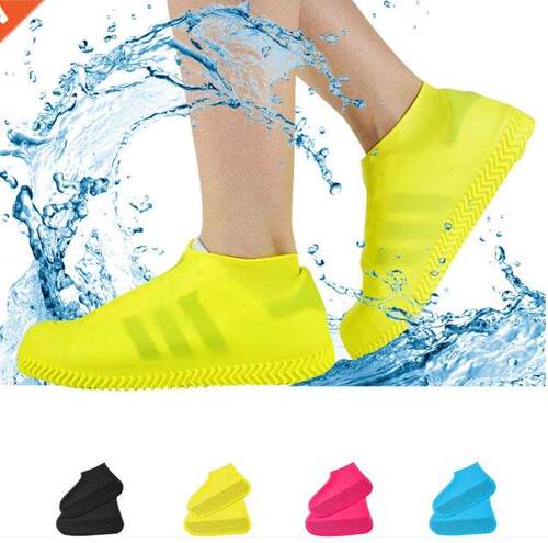 1 Pair Reusable Silicone Shoes Protectors Waterproof Shoe Co