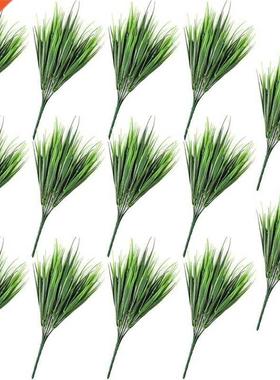14Pcs rtificil Plnts Fke Plstic Greenery Shrub Bushes P