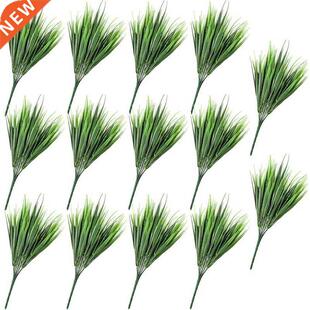 14Pcs rtificil Plnts Fke Plstic Greenery Shrub Bushes P