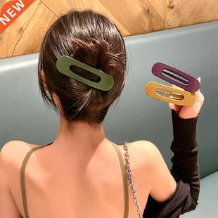 Korean Frosted Large Hair Clips For Women Girl Hair Accesori