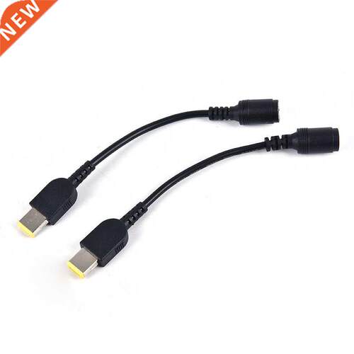 Round Jack To Square Plug Adapter Charger Power Converter Fo