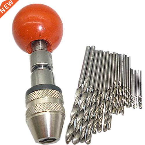 25pcs HSS Mini Micro-Drill Bits W/ Beading Watch Repair Hand