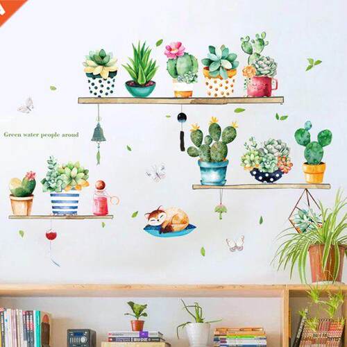 Nordc ns Wnd Cactus Potted Lvng Room Bedroom Wardrobe P