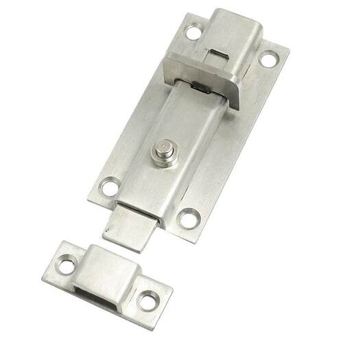 .9 inch Flat Automatic Padlock Clasp Door Bt Silver