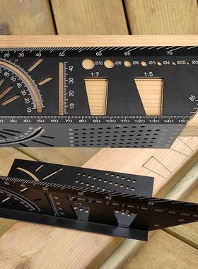 Aluminum Woodworking Scriber Dovetail Marking Template Verti