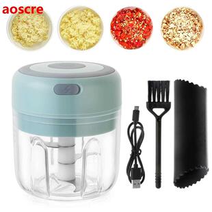 Electric Garlic Masher Sturdy Durable Mini Crusher Chopper U