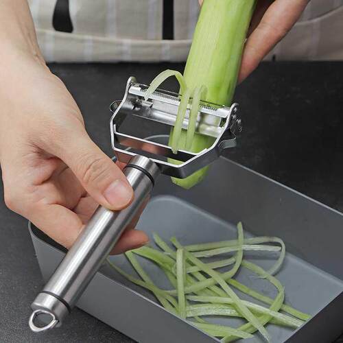 Stainless Steel Multi-function Vegetable Peeler Potato Carro