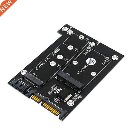 Msata/M2 to SATA3 Adapter 2 in 1 6Gbps MSATA/M.2 NGFF SSD 22