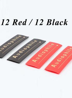 24pcs Audiophile Heat Shrink Tube 14mm Insulated Sleeving Tu