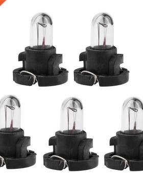 5pcs T4 12V Car Auto Interior Instrut Light Bulbs Dashboard
