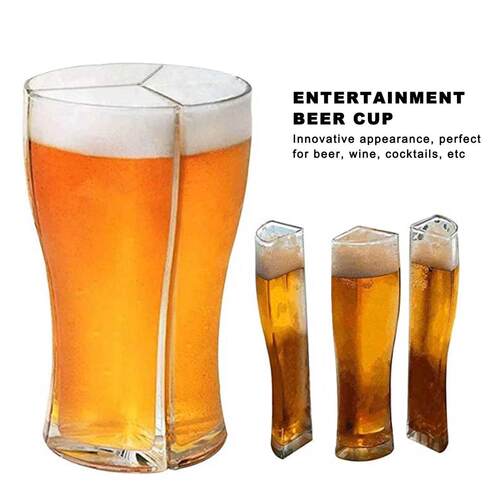 in 1 Cup Multifunction Acrylic Beer Liquor Divider Cup for