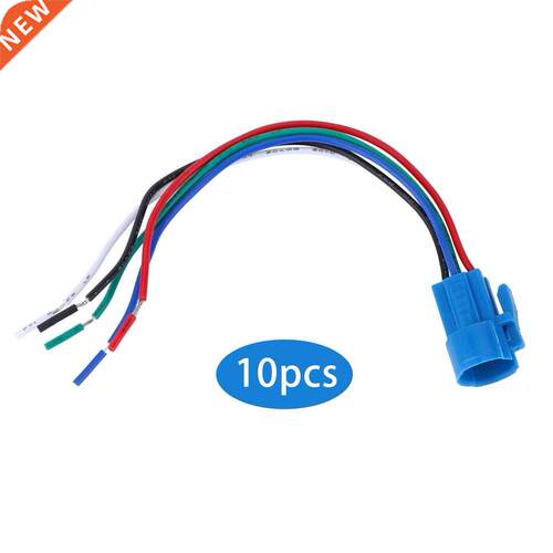 10Pcs Push Button Switch Socket Flame-Retardant Plastic Shel