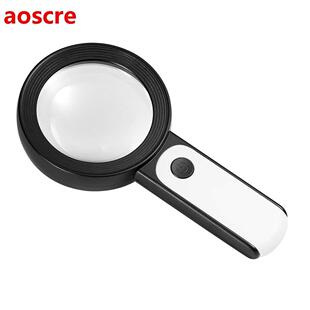 Handheld 30X Illuminated Magnifier Microscope Magnifying Gla