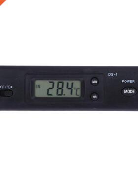Car Thermometer Clock LCD Display In Out Clock for Car Vehi