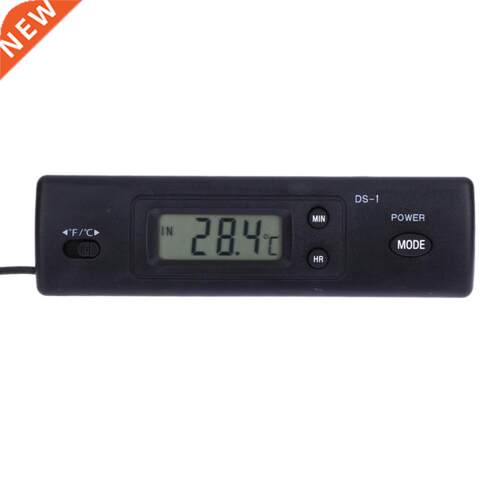 Car Thermometer Clock LCD Display In Out Clock for Car Vehi