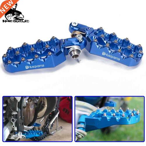 Motorcycle Accessories CNC Wide Foot Peg Footrest Husqvarna