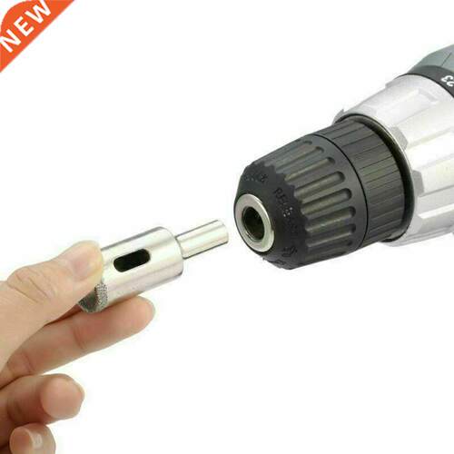 10pcs 6-30mm Diamond Coated Hss Drill Bit Set Tile Marble Gl