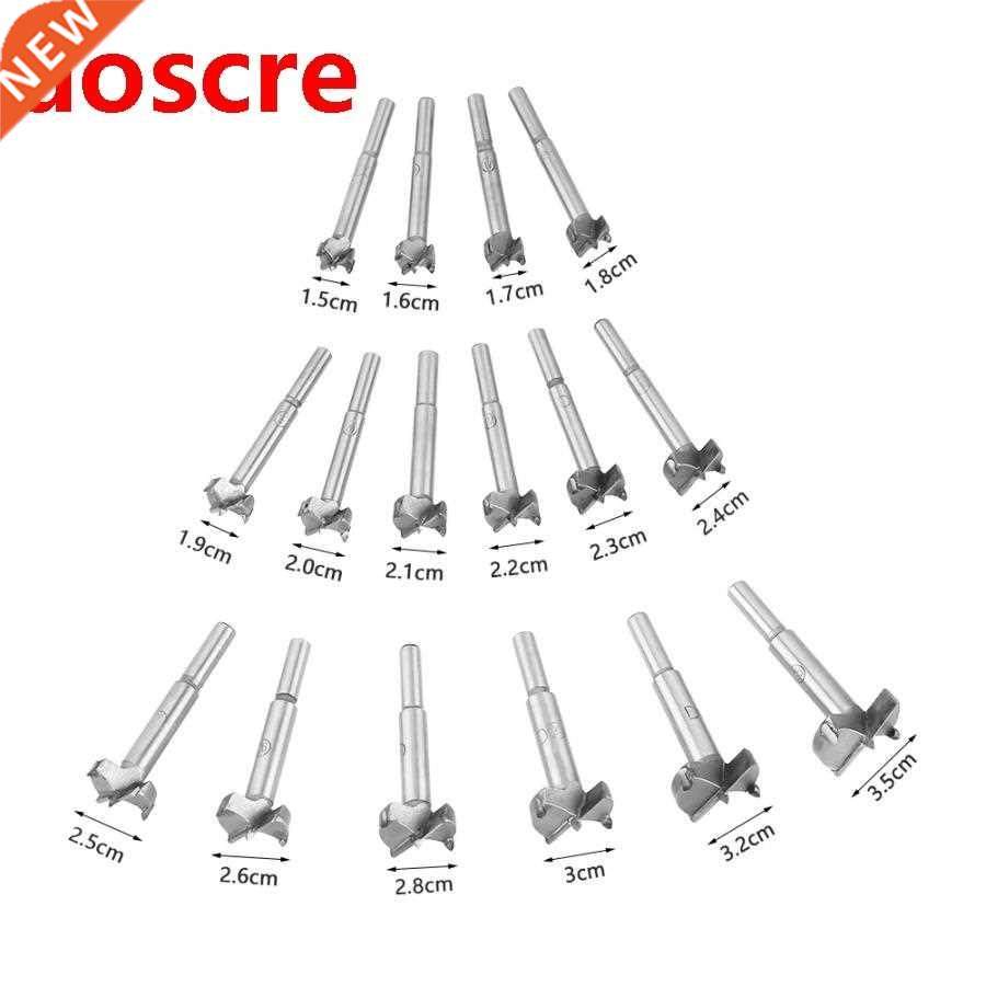 16pcs Cemented Carbide Forstner Drill Bits Woodworking Borin